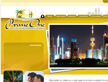 Tablet Screenshot of primeoneholidays.com
